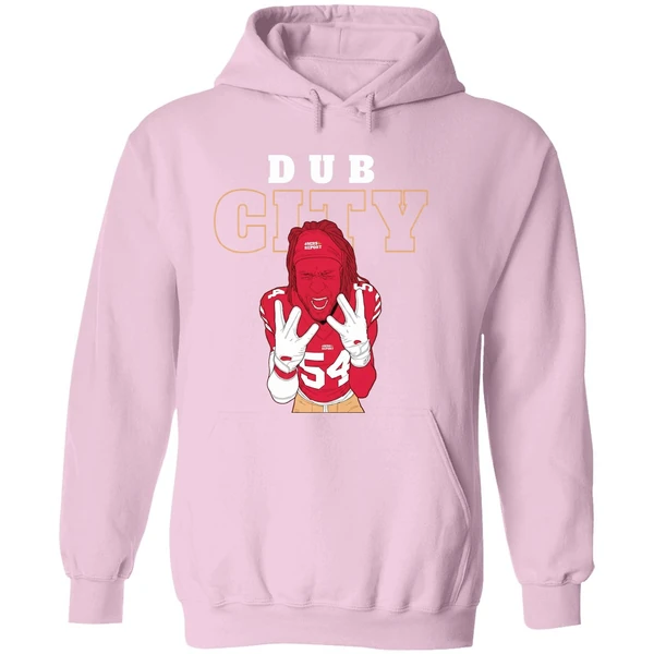 Dub City Fred Warner San Francisco 49ers Cartoon Hoodie - Image 5