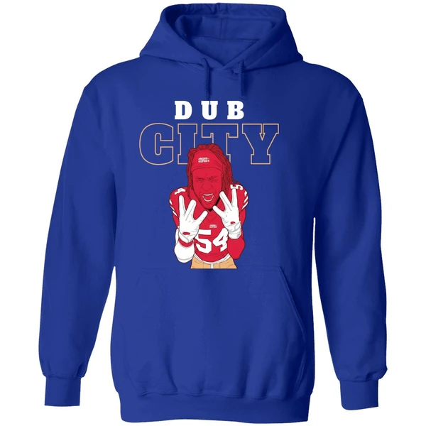 Dub City Fred Warner San Francisco 49ers Cartoon Hoodie - Image 7