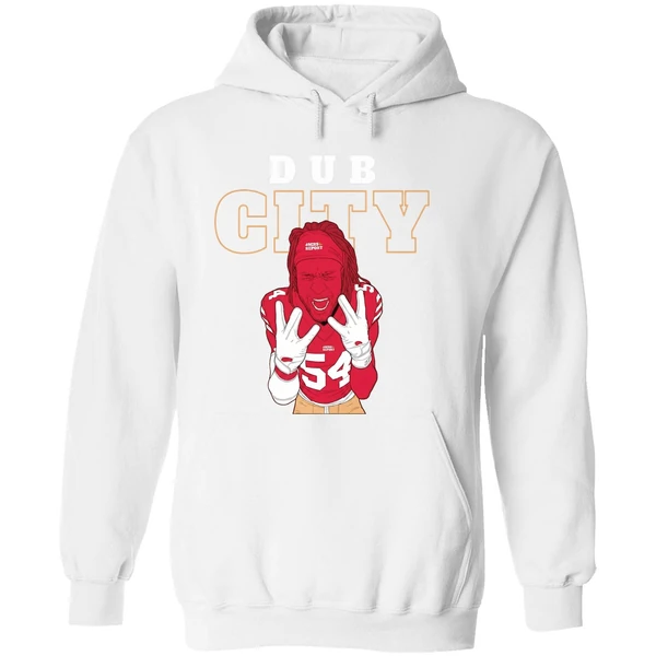 Dub City Fred Warner San Francisco 49ers Cartoon Hoodie - Image 8