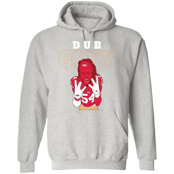 Dub City Fred Warner San Francisco 49ers Cartoon Hoodie - Image 9