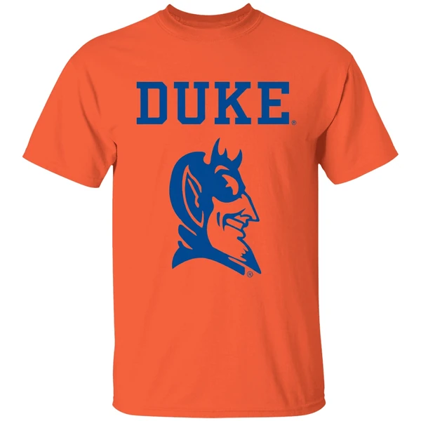 duke blue devils paneled shirt orange