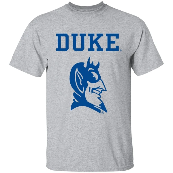 duke blue devils paneled shirt sportgrey