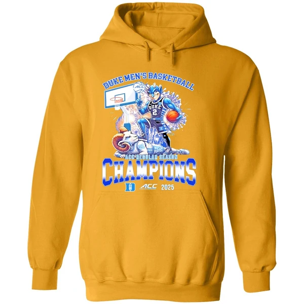Duke Mens Basketball Acc Regular Season Champions 2025 Hoodie