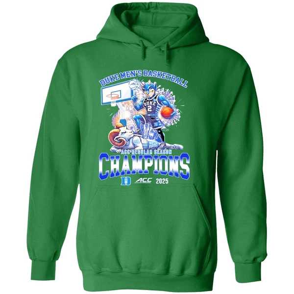 Duke Mens Basketball Acc Regular Season Champions 2025 Hoodie - Image 2