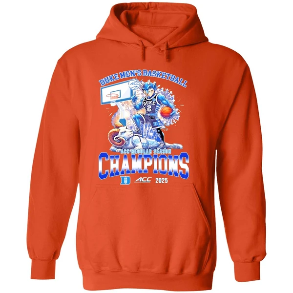 Duke Mens Basketball Acc Regular Season Champions 2025 Hoodie - Image 6