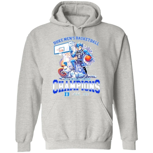 Duke Mens Basketball Acc Regular Season Champions 2025 Hoodie - Image 9