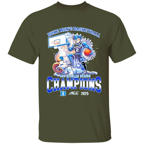 Duke Mens Basketball Acc Regular Season Champions 2025 Shirt - Image 4