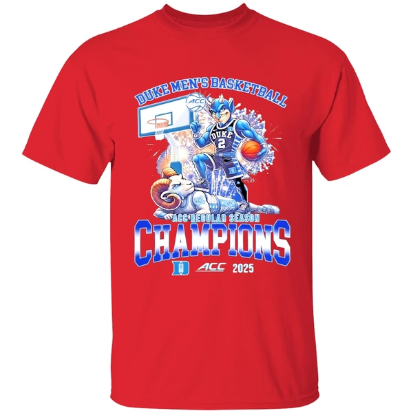 Duke Mens Basketball Acc Regular Season Champions 2025 Shirt - Image 7