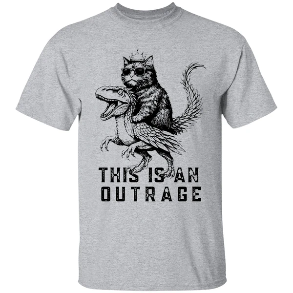 dungeon crawler carl this is an outrage shirt sportgrey