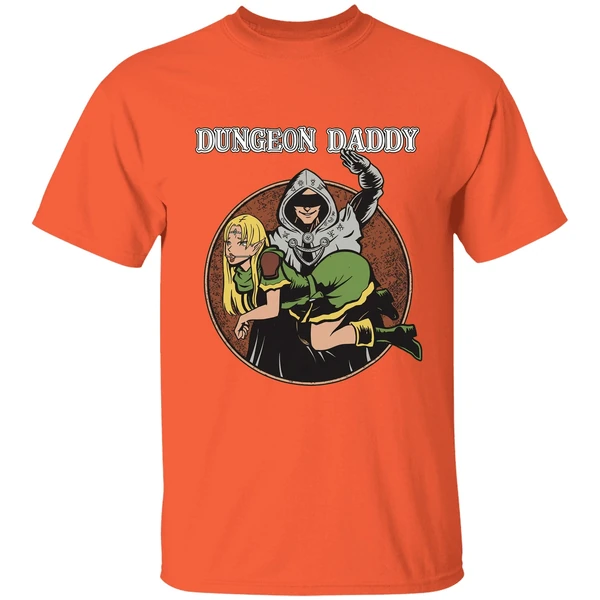 dungeon daddy shirt orange