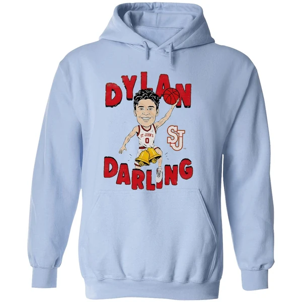 Dylan Darling St Johns Red Storm Caricature Hoodie - Image 4