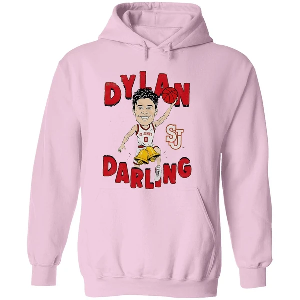 Dylan Darling St Johns Red Storm Caricature Hoodie - Image 5