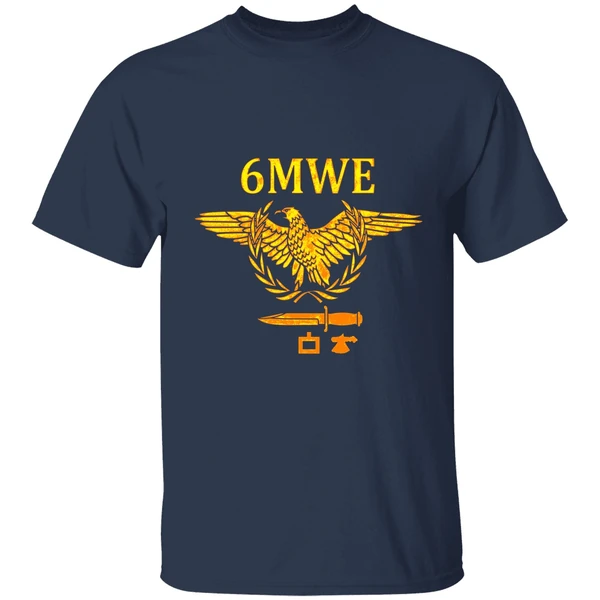 eagle 6mwe logo shirt navy
