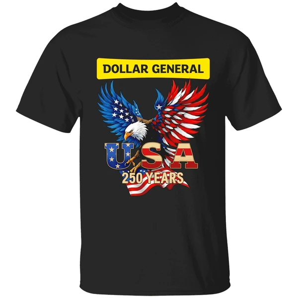 Eagle Dollar General 250 Years Of America Usa Flag Shirt