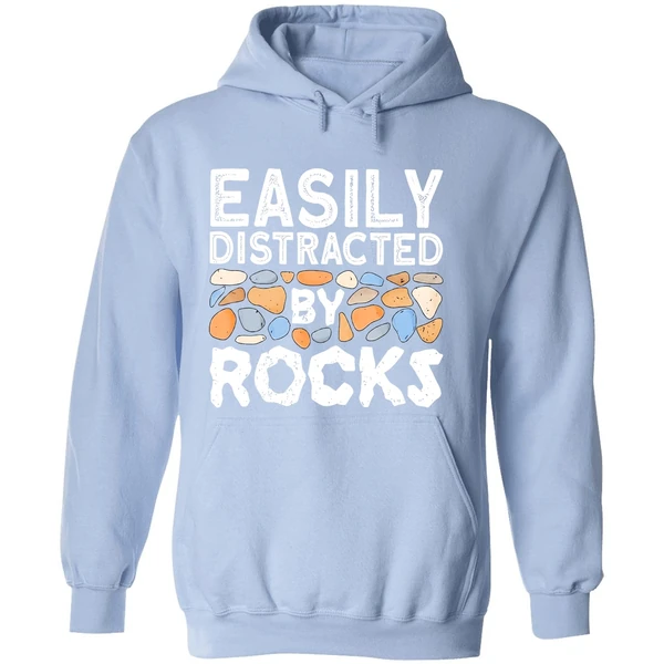 Easily Distracted By Rocks Hoodie - Image 4