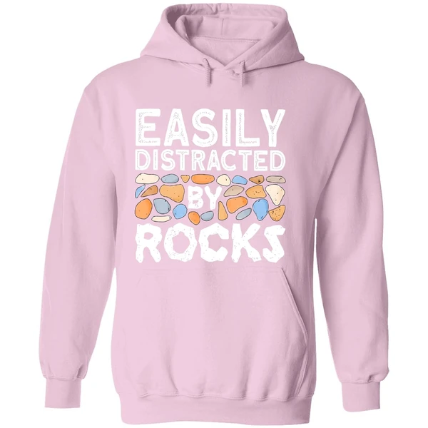 Easily Distracted By Rocks Hoodie - Image 5
