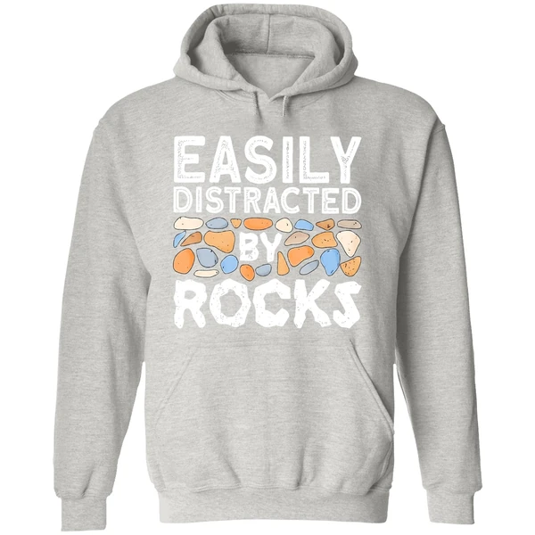 Easily Distracted By Rocks Hoodie - Image 9