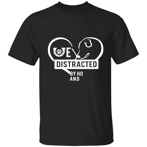 Easily Distracted Horses Dogs Shirt - Image 9