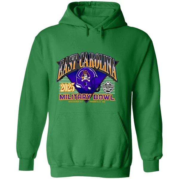 East Carolina Pirates Football Military Bowl 2025 Hoodie - Image 2