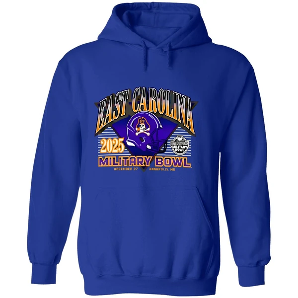 East Carolina Pirates Football Military Bowl 2025 Hoodie - Image 7