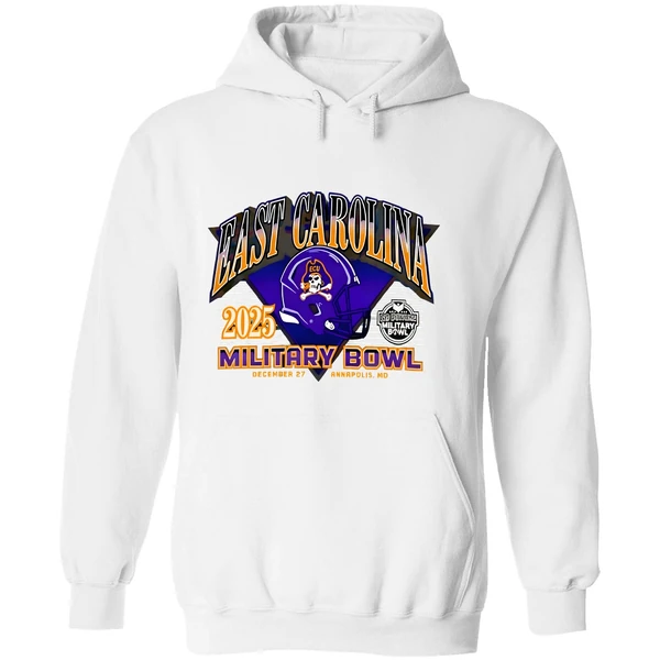 East Carolina Pirates Football Military Bowl 2025 Hoodie - Image 8