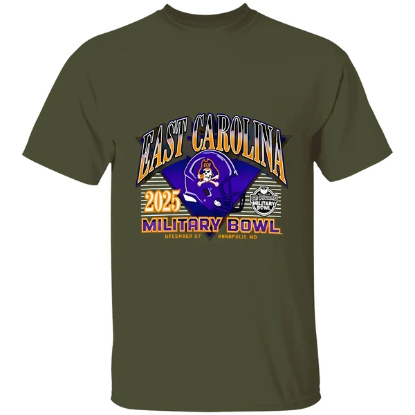 east-carolina-pirates-football-military-bowl-2025-shirt-militarygreen