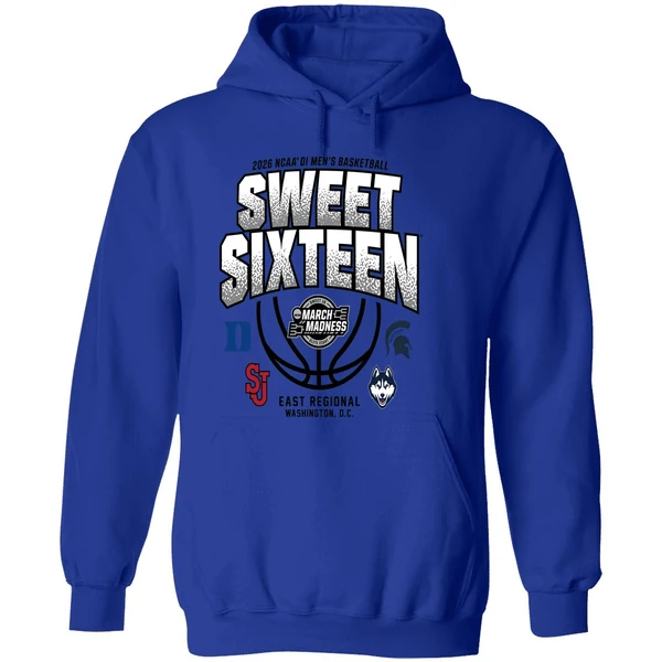 East Regional 2026 Ncaa Di Mens Basketball Sweet Sixteen Hoodie - Image 7