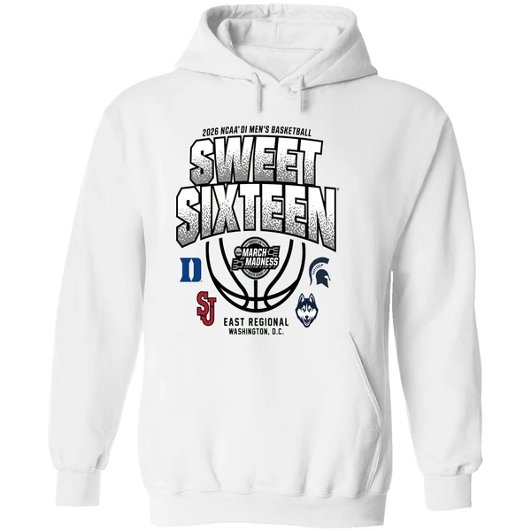 East Regional 2026 Ncaa Di Mens Basketball Sweet Sixteen Hoodie - Image 8