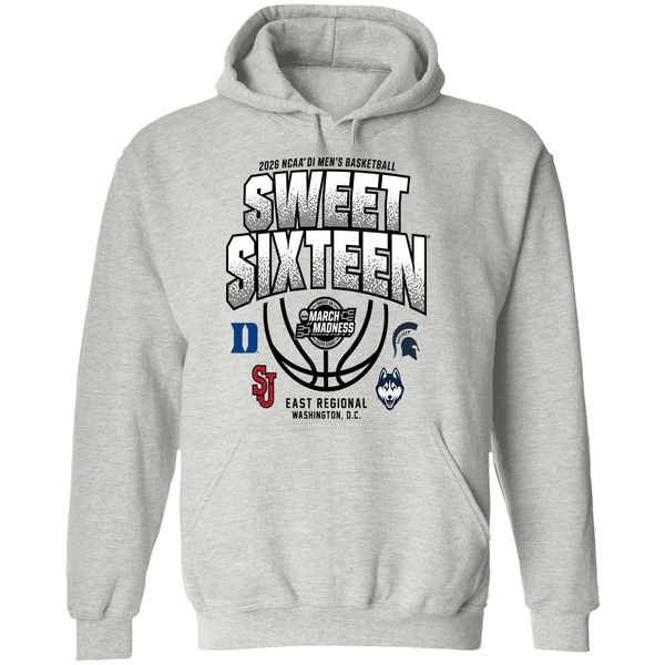 East Regional 2026 Ncaa Di Mens Basketball Sweet Sixteen Hoodie - Image 9