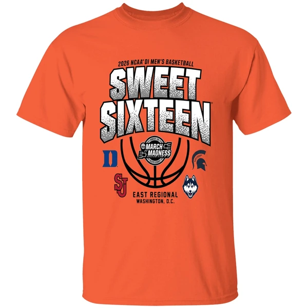 east regional 2026 ncaa di mens basketball sweet sixteen shirt orange
