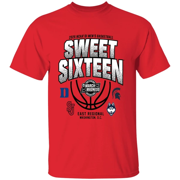 East Regional 2026 Ncaa Di Mens Basketball Sweet Sixteen Shirt - Image 4