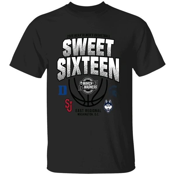 East Regional 2026 Ncaa Di Mens Basketball Sweet Sixteen Shirt - Image 7