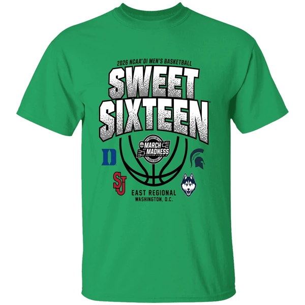 East Regional 2026 Ncaa Di Mens Basketball Sweet Sixteen Shirt - Image 8