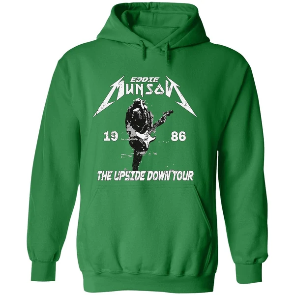 Eddie Munson The Upside Down Tour Est 1986 Hoodie - Image 2