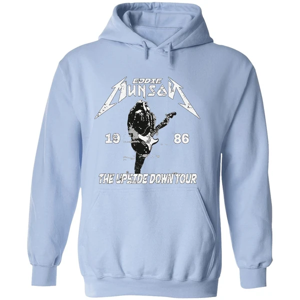 Eddie Munson The Upside Down Tour Est 1986 Hoodie - Image 4
