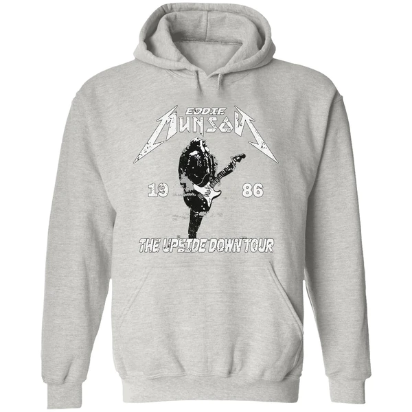 Eddie Munson The Upside Down Tour Est 1986 Hoodie - Image 9