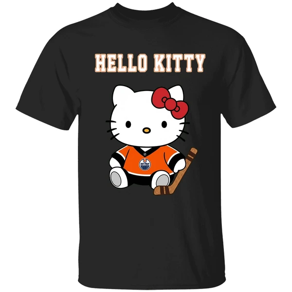 Edmonton Oilers Hello Kitty Night 2026 Celebrate Nhl Hockey Love Shirt