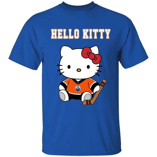 Edmonton Oilers Hello Kitty Night 2026 Celebrate Nhl Hockey Love Shirt - Image 8