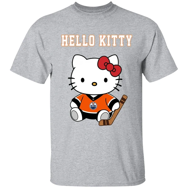 Edmonton Oilers Hello Kitty Night 2026 Celebrate Nhl Hockey Love Shirt - Image 9