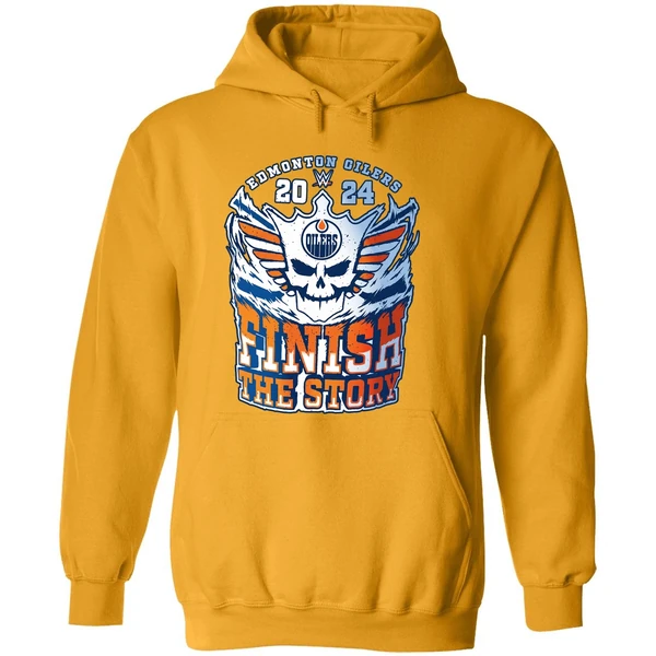 Edmontonoilers Cody Rhodes 2024 Finish The Story Hoodie