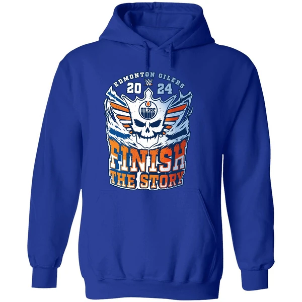 Edmontonoilers Cody Rhodes 2024 Finish The Story Hoodie - Image 7