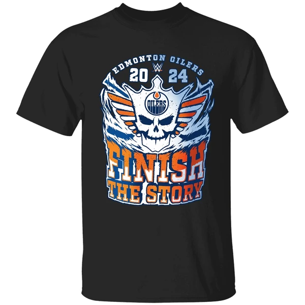 Edmontonoilers Cody Rhodes 2024 Finish The Story Shirt