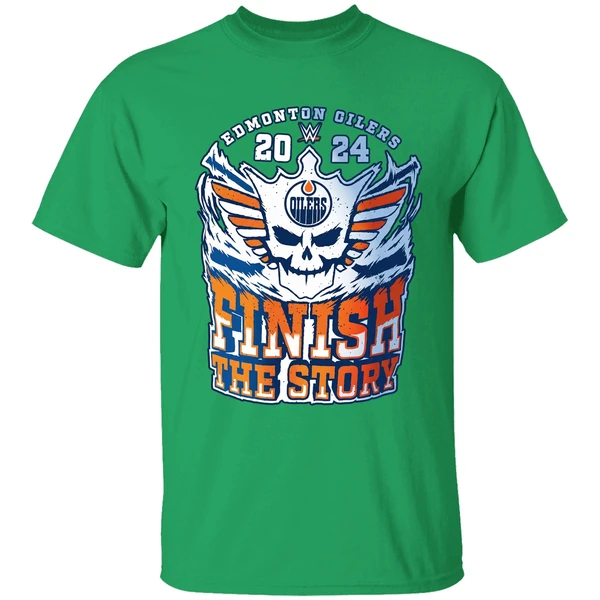 Edmontonoilers Cody Rhodes 2024 Finish The Story Shirt - Image 2