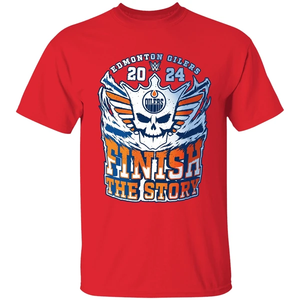 Edmontonoilers Cody Rhodes 2024 Finish The Story Shirt - Image 7