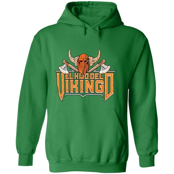 El Hijo Del Vikingo Aaa Superstar Logo 2025 Hoodie - Image 2