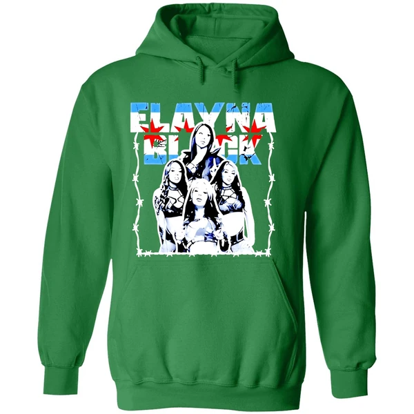 Elayna Black Wwe Graphic Hoodie - Image 2