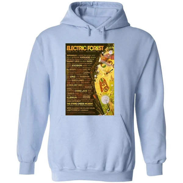Electric Forest Rothbury Mi June 25 28 2026 Concert Poster Hoodie - Image 4
