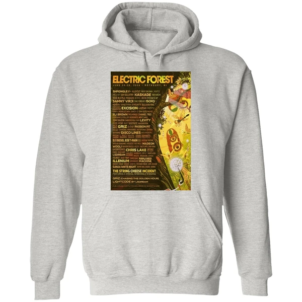 Electric Forest Rothbury Mi June 25 28 2026 Concert Poster Hoodie - Image 9