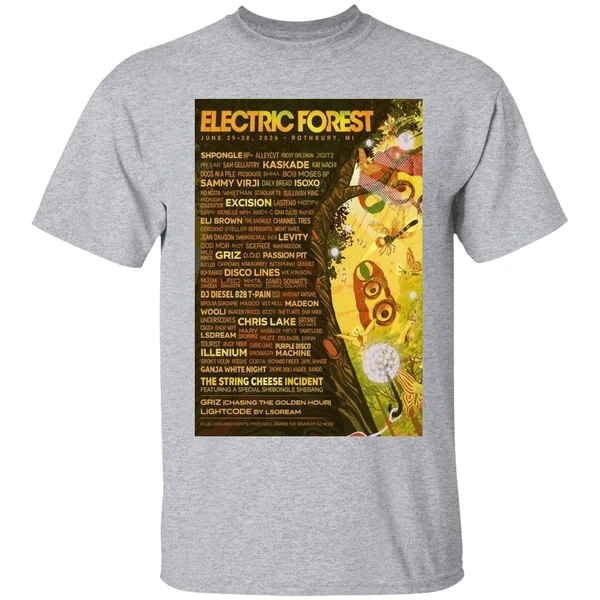 Electric Forest Rothbury Mi June 25 28 2026 Concert Poster Shirt - Image 9
