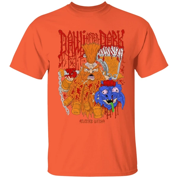 electric witch dawi after dark shirt orange
